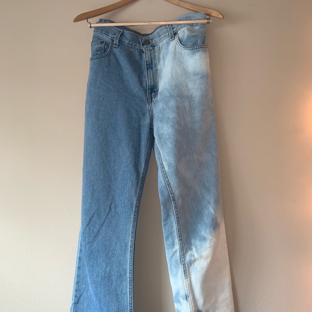 🌊Hand- dyed George boyfriend jeans 🌊